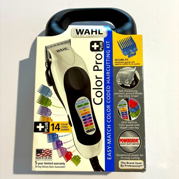 Wahl Color Pro+ plus Color Coded Hair Clipper Kit - NEW. - Picture 1 of 8